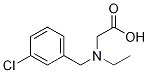 [(3-Chloro-benzyl)-ethyl-aMino]-acetic acid Struktur