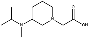 [3-(Isopropyl-Methyl-aMino)-piperidin-1-yl]-acetic acid Struktur