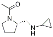 1-((S)-2-CyclopropylaMinoMethyl-pyrrolidin-1-yl)-ethanone Struktur