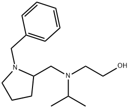 2-[(1-Benzyl-pyrrolidin-2-ylMethyl)-isopropyl-aMino]-ethanol Struktur