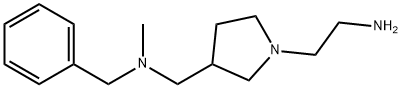 2-{3-[(Benzyl-Methyl-aMino)-Methyl]-pyrrolidin-1-yl}-ethylaMine Struktur