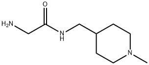 2-AMino-N-(1-Methyl-piperidin-4-ylMethyl)-acetaMide Struktur