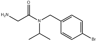 2-AMino-N-(4-broMo-benzyl)-N-isopropyl-acetaMide Struktur