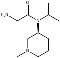 2-AMino-N-isopropyl-N-((S)-1-Methyl-piperidin-3-yl)-acetaMide Struktur