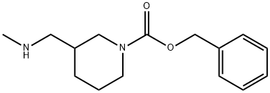 3-MethylaMinoMethyl-piperidine-1-carboxylic acid benzyl ester Struktur