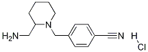 4-(2-AMinoMethyl-piperidin-1-ylMethyl)-benzonitrile hydrochloride Struktur