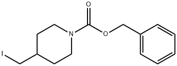 4-IodoMethyl-piperidine-1-carboxylic acid benzyl ester Struktur