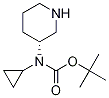 Cyclopropyl-(R)-piperidin-3-yl-carbaMic acid tert-butyl ester Struktur