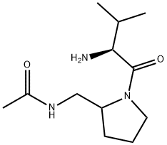 N-[1-((S)-2-AMino-3-Methyl-butyryl)-pyrrolidin-2-ylMethyl]-acetaMide Struktur