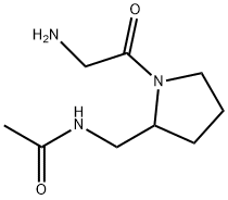 N-[1-(2-AMino-acetyl)-pyrrolidin-2-ylMethyl]-acetaMide Struktur