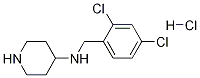 (2,4-Dichloro-benzyl)-piperidin-4-yl-amine hydrochloride Struktur