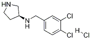 (3,4-Dichloro-benzyl)-(S)-pyrrolidin-3-yl-amine hydrochloride Struktur