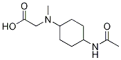 (1R,4R)- [(4-AcetylaMino-cyclohexyl)-Methyl-aMino]-acetic acid Struktur