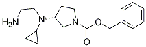 (R)-3-[(2-AMino-ethyl)-cyclopropyl-aMino]-pyrrolidine-1-carboxylic acid benzyl ester Struktur