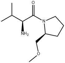 (S)-2-AMino-1-((S)-2-MethoxyMethyl-pyrrolidin-1-yl)-3-Methyl-butan-1-one Struktur