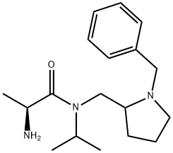 (S)-2-AMino-N-(1-benzyl-pyrrolidin-2-ylMethyl)-N-isopropyl-propionaMide Struktur