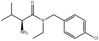 (S)-2-AMino-N-(4-chloro-benzyl)-N-ethyl-3-Methyl-butyraMide Struktur