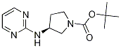 (S)-3-(PyriMidin-2-ylaMino)-pyrrolidine-1-carboxylic acid tert-butyl ester Struktur