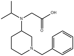 [(1-Benzyl-piperidin-3-yl)-isopropyl-aMino]-acetic acid Struktur