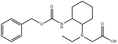 [(2-BenzyloxycarbonylaMino-cyclohexyl)-ethyl-aMino]-acetic acid Struktur