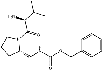 [(S)-1-((S)-2-AMino-3-Methyl-butyryl)-pyrrolidin-2-ylMethyl]-carbaMic acid benzyl ester Struktur