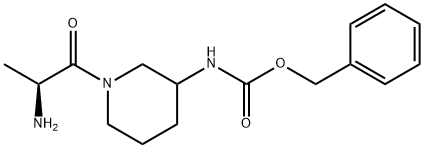 [1-((S)-2-AMino-propionyl)-piperidin-3-yl]-carbaMic acid benzyl ester Struktur