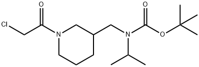 [1-(2-Chloro-acetyl)-piperidin-3-ylMethyl]-isopropyl-carbaMic acid tert-butyl ester Struktur