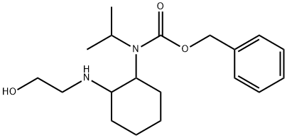 [2-(2-Hydroxy-ethylaMino)-cyclohexyl]-isopropyl-carbaMic acid benzyl ester Struktur