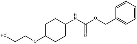 [4-(2-Hydroxy-ethoxy)-cyclohexyl]-carbaMic acid benzyl ester Struktur