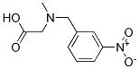 [Methyl-(3-nitro-benzyl)-aMino]-acetic acid Struktur