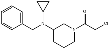 1-[3-(Benzyl-cyclopropyl-aMino)-piperidin-1-yl]-2-chloro-ethanone Struktur