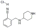 2-(Piperidin-4-ylaMinoMethyl)-benzonitrile hydrochloride Struktur