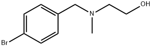 2-[(4-BroMo-benzyl)-Methyl-aMino]-ethanol Struktur