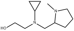 2-[Cyclopropyl-(1-Methyl-pyrrolidin-2-ylMethyl)-aMino]-ethanol Struktur