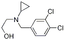 2-[Cyclopropyl-(3,4-dichloro-benzyl)-aMino]-ethanol Struktur