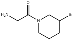 2-AMino-1-(3-broMo-piperidin-1-yl)-ethanone Struktur