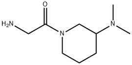 2-AMino-1-(3-diMethylaMino-piperidin-1-yl)-ethanone Struktur