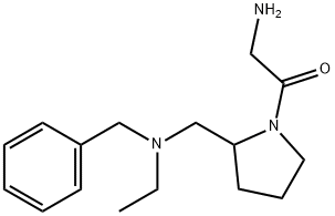 2-AMino-1-{2-[(benzyl-ethyl-aMino)-Methyl]-pyrrolidin-1-yl}-ethanone Struktur