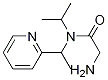 2-AMino-N-isopropyl-N-(1-pyridin-2-yl-ethyl)-acetaMide Struktur