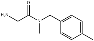 2-AMino-N-Methyl-N-(4-Methyl-benzyl)-acetaMide Struktur