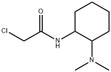 2-Chloro-N-(2-diMethylaMino-cyclohexyl)-acetaMide Struktur