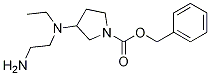 3-[(2-AMino-ethyl)-ethyl-aMino]-pyrrolidine-1-carboxylic acid benzyl ester Struktur