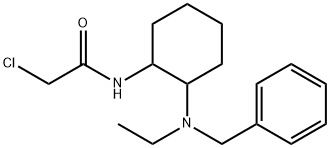 N-[2-(Benzyl-ethyl-aMino)-cyclohexyl]-2-chloro-acetaMide Struktur