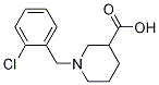 1-(2-Chloro-benzyl)-piperidine-3-carboxylic acid Struktur