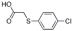 [(4-chlorophenyl)sulfanyl]acetic acid Struktur