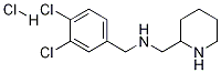 (3,4-Dichloro-benzyl)-piperidin-2-ylmethyl-amine hydrochloride Struktur