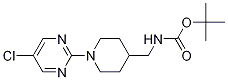 [1-(5-Chloro-pyrimidin-2-yl)-piperidin-4-yl]-methyl-carbamic acid tert-butyl ester Struktur