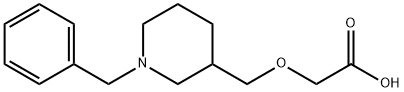 (1-Benzyl-piperidin-3-ylMethoxy)-acetic acid Struktur