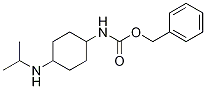 (1R,4R)-(4-IsopropylaMino-cyclohexyl)-carbaMic acid benzyl ester Struktur