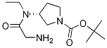 (R)-3-[(2-AMino-acetyl)-ethyl-aMino]-pyrrolidine-1-carboxylic acid tert-butyl ester Struktur